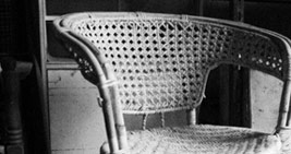 photo of a wicker